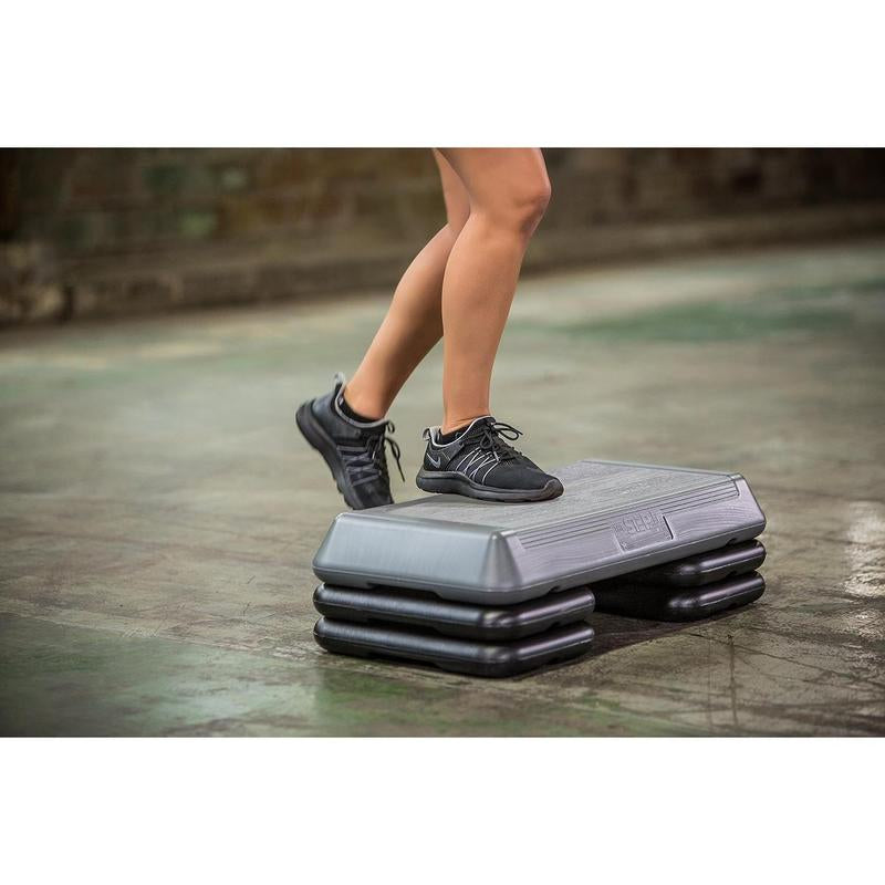 Freerover the Step Circuit Size Aerobic Platform - Circuit Size Steppers for Exercise with Risers, Adjustable Home Workout, Stair Stepper